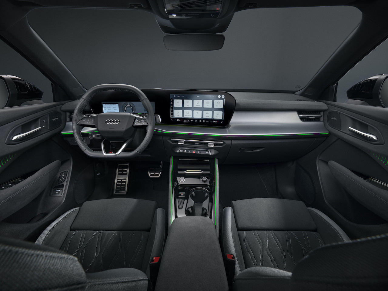 圖2_Audi Q3 車室搭載最新 Digital Stage 數位虛擬座艙，打造貼近現代數位生活